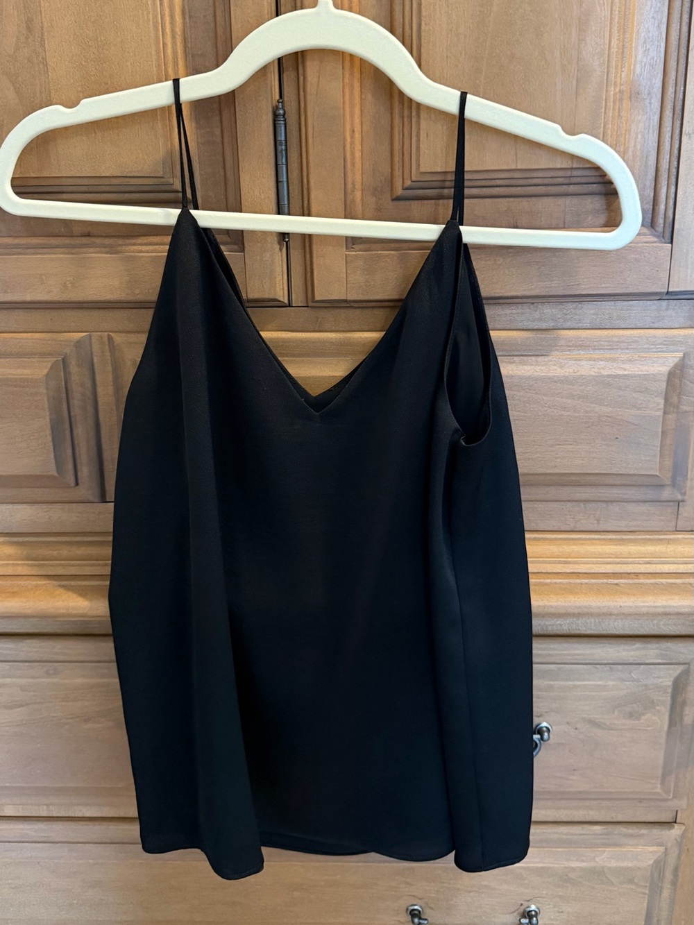 Black Spaghetti Strap V-Neck Calvin Klein Too